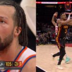 Jalen Brunson TAKES OVER 4th then CJ McCollum insane half court tying shot waved off