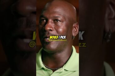 Michael Jordan names his All Time Starting 5… 😳 #nba #basketball #shorts