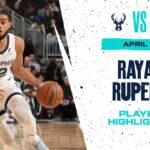 Rayan Rupert Highlights vs. Milwaukee Bucks