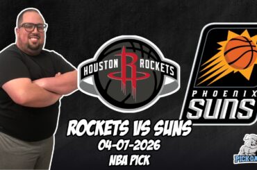 Houston Rockets vs Phoenix Suns 4/7/26 NBA Free Picks & Prediction | NBA Betting Tips