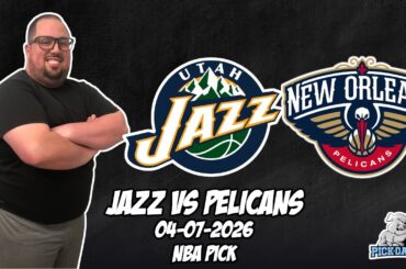 Utah Jazz vs New Orleans Pelicans 4/7/26 NBA Free Picks & Prediction | NBA Betting Tips