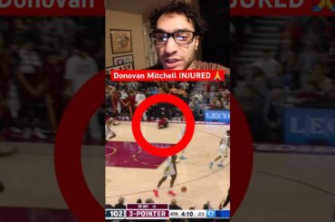 Donovan Mitchell INJURED vs Pacers 🙏
