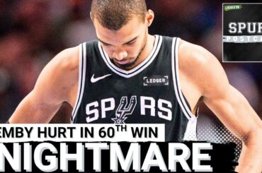 SPURS POSTCAST: VICTOR WEMBANYAMA'S INJURY Overshadows 60th Win, Stephon Castle's Big Night vs 76ers