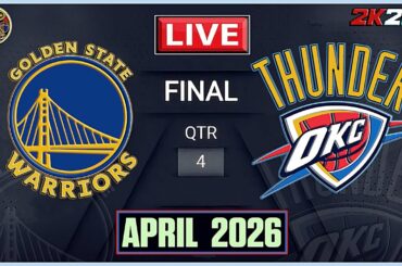 NBA LIVE!  Golden State WARRIORS  vs  Oklahoma City THUNDER  |  NBA Regular Season  |  NBA 2K26  |