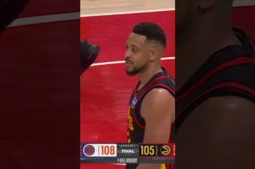 Knicks win by finger nail! 😮‍💨 #shorts