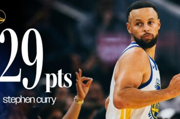 Stephen Curry Goes Off for 29 Points Off the Bench in his Return