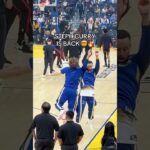 STEPH CURRY IS BACK 🔥🔥#goldenstatewarriors #warriors #nba #basketball #stephcurry