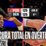 ¡DENVER NUGGETS y PORTLAND TRAIL BLAZERS nos dieron un PARTIDAZO que tuvo este INCREÍBLE FINAL!