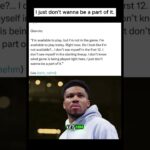 Giannis vs Bucks: THE END?! 🚨 "I don't wanna be a part of it!" 🏀💔 #NBA #NBAShorts #Giannis