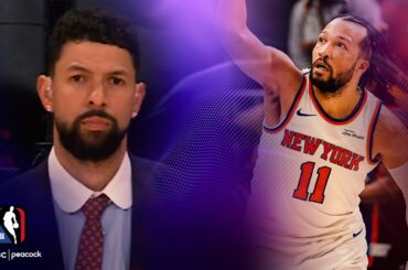 Jalen Brunson has 'no panic' closing games for New York Knicks after win over Hawks | NBA on NBC