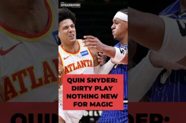 Hawks Coach on "Dirty Play" Against Orlando #shorts