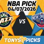 Utah Jazz vs New Orleans Pelicans Pick 4/7/26 NBA Pick Prediction