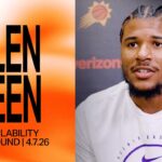 Jalen Green Shootaround Media Availability | Phoenix Suns | 4-7-26