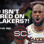 LeBron James is listed as QUESTIONABLE for Lakers vs. OKC Thunder 😬 | SportsCenter