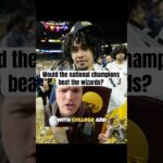 Can the national champion Michigan beat the Washington Wizards? #nba #wizards #michigan #ncaa #mich