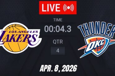 NBA LIVE! Los Angeles Lakers vs Oklahoma City Thunder April 8, 2026 | 2026 NBA Season Live 2K