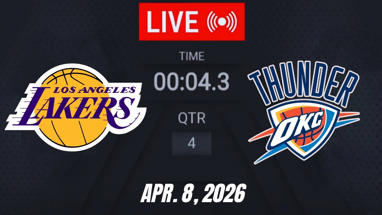 NBA LIVE! Los Angeles Lakers vs Oklahoma City Thunder April 8, 2026 | 2026 NBA Season Live 2K