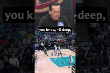 "I give our depth a lot of credit for getting to his 50-win mark." #LetEmKnow #Cavs #NBA #Shorts