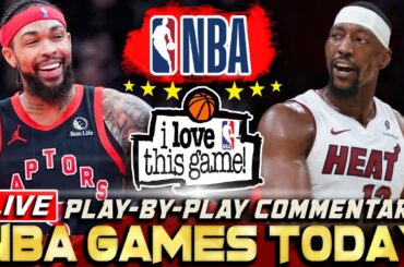 🔴NBA LIVE | Raptors vs Heat Commentary & Play-by-play