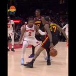 Nickeil... Alexander... Walker... 18 and counting in the first half‼️ Knicks vs Hawks