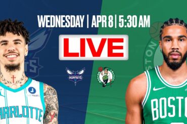 Charlotte Hornets at Boston Celtics | Regular Season | [OFFICIAL LIVE STREAM]