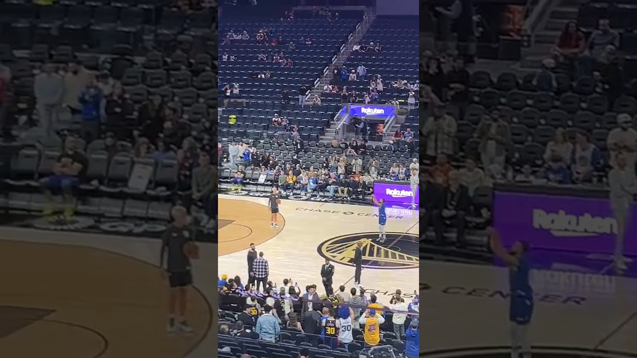 Steph Warming Up 🔥 #stephencurry #goldenstatewarriors #warriors #gsw #nba