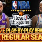 🔴LAKERS VS OKC THUNDER │ 2026 NBA REGULAR SEASON  Basketball Play-By-Play Reaction & Scoreboard