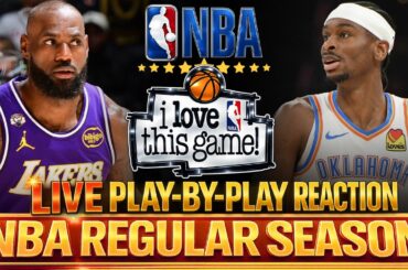 🔴LAKERS VS OKC THUNDER │ 2026 NBA REGULAR SEASON  Basketball Play-By-Play Reaction & Scoreboard