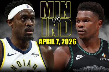 Minnesota Timberwolves vs Indiana Pacers Full Game Highlights – April 7, 2026 | NBA Season