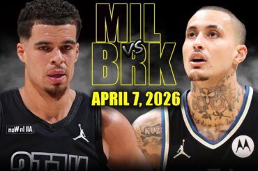 Milwaukee Bucks vs Brooklyn Nets Full Game Highlights – April 7, 2026 | NBA Season