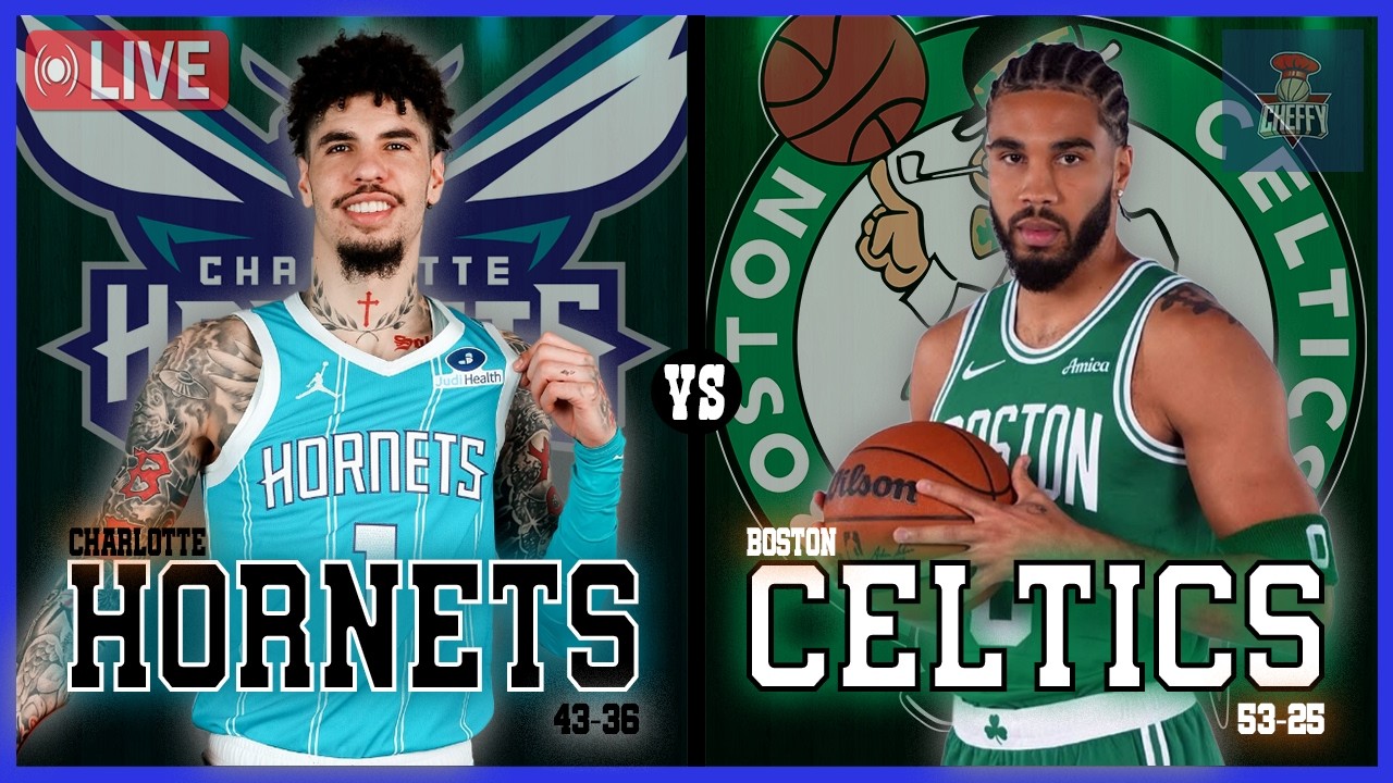 Charlotte Hornets VS Boston Celtics LIVE Commentary Scoreboard | Pre and Post Game Coverage
