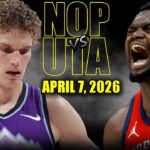 New Orleans Pelicans vs Utah Jazz Full Game Highlights – April 7, 2026 | NBA Season
