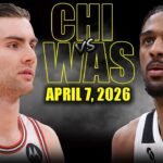Chicago Bulls vs Washington Wizards Full Game Highlights – April 7, 2026 | NBA Season