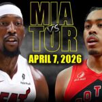 Miami Heat vs Toronto Raptors Full Game Highlights – April 7, 2026 | NBA Season