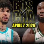 Boston Celtics vs Charlotte Hornets Full Game Highlights – April 7, 2026 | NBA Season