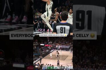gotta hit the Traore celly 👌 #nba #brooklynnets #celebration
