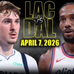 Los Angeles Clippers vs Dallas Mavericks Full Game Highlights – April 7, 2026 | NBA Season