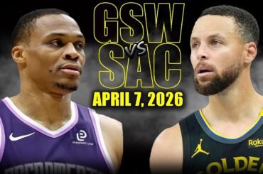 Golden State Warriors vs Sacramento Kings Full Game Highlights – April 7, 2026 | NBA Season