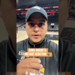 Instant Reaction To The Phoenix Suns LOSING To The Houston Rockets 😬#nba #phoenixsuns #devinbooker