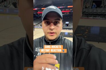 Instant Reaction To The Phoenix Suns LOSING To The Houston Rockets 😬#nba #phoenixsuns #devinbooker