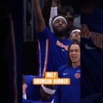 oh captain, my captain 😮‍💨 #nyknicks #nba #basketballshorts #jalenbrunson