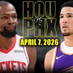 Houston Rockets vs Phoenix Suns Full Game Highlights – April 7, 2026 | NBA Season