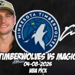 Minnesota Timberwolves vs Orlando Magic 4/8/26 NBA Free Picks & Prediction | NBA Betting Tips
