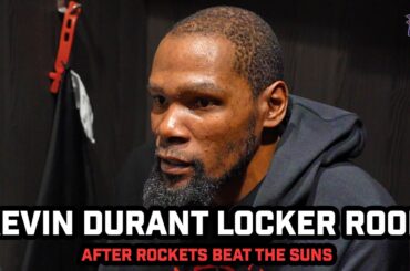 Kevin Durant on Dillon Brooks TRASH TALK after Phoenix Suns Fall to Houston Rockets