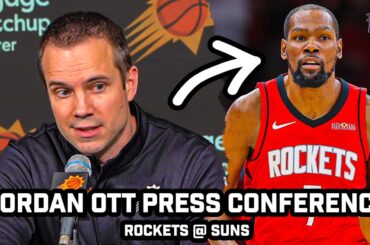 Jordan Ott REACTS to Phoenix Suns COLLAPSE against Kevin Durant, Houston Rockets
