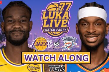 LAKERS vs THUNDER | Watch Party | Play-by-Play + Reactions | Ayton vs SGA