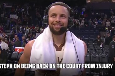 Steph Curry on getting to play with his brother Seth & returning from injury | NBA on ESPN