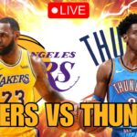 🏀 NBA 🏀 Los Angeles Lakers vs Oklahoma City Thunder LIVE Play by Play & Reaction *LIVE SCOREBOARD*