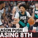 Trail Blazers Face Spurs As Race for 8th Continues | Shaedon Sharpe & Vit Krejci Close to a Return!?