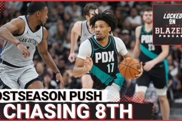 Trail Blazers Face Spurs As Race for 8th Continues | Shaedon Sharpe & Vit Krejci Close to a Return!?